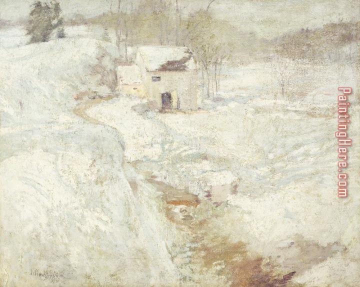 John Henry Twachtman Winter Landscape
